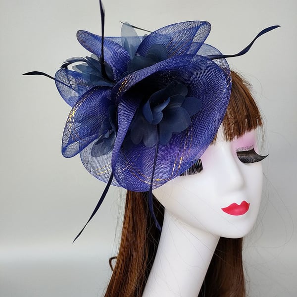 Women's Mesh With Faux Feather Flower Kentucky Derby Fascinators With Clip