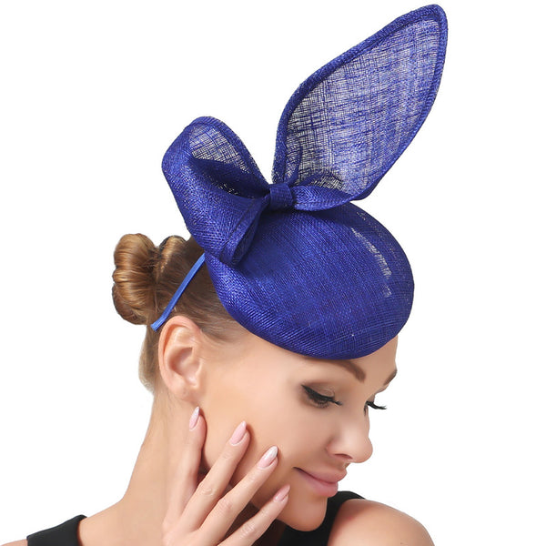 Women's Sinamay With Bowknot Kentucky Derby Pillbox Hats Fascinators With Clip Headband