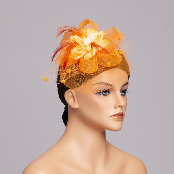 Women's Mesh With Faux Feather Kentucky Derby Fascinators With Clip