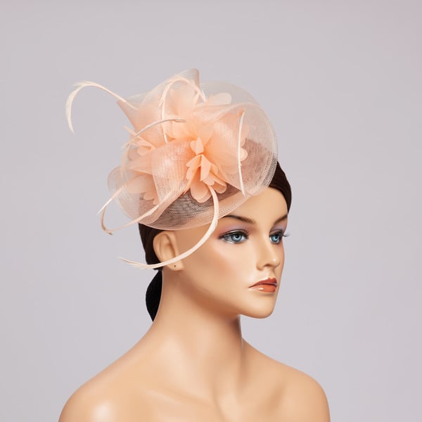 Women's Mesh With Faux Feather Flower Kentucky Derby Fascinators With Clip