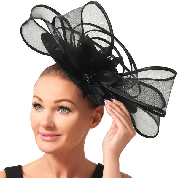 Women's Sinamay With Bowknot Kentucky Derby Fascinators With Clip