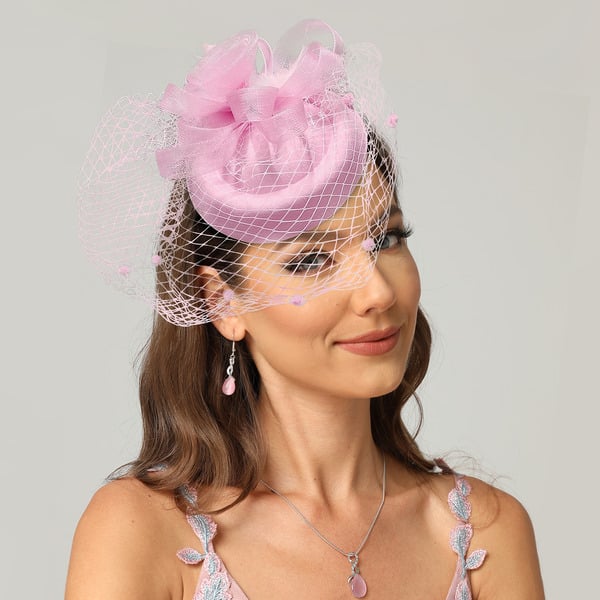 Elegant Flower Cocktail Kentucky Derby Ladies Day Pillbox Hats Fascinators With Clip