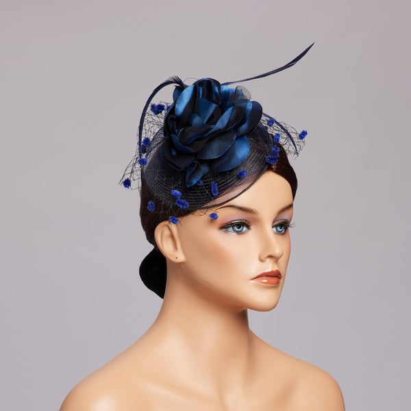 Women's Mesh With Faux Feather Flower Kentucky Derby Fascinators With Clip