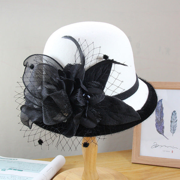 Women's Felt Kentucky Derby Church Hats