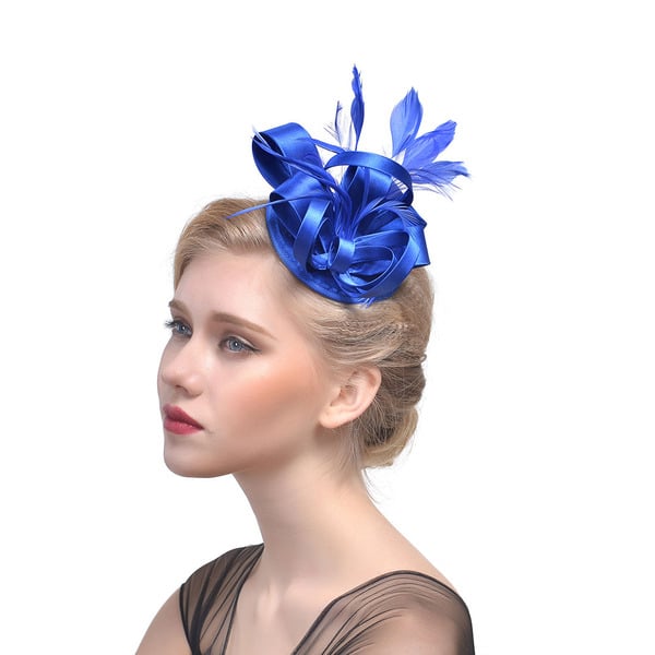 Women's Satin With Faux Feather Kentucky Derby Fascinators With Clip Headband