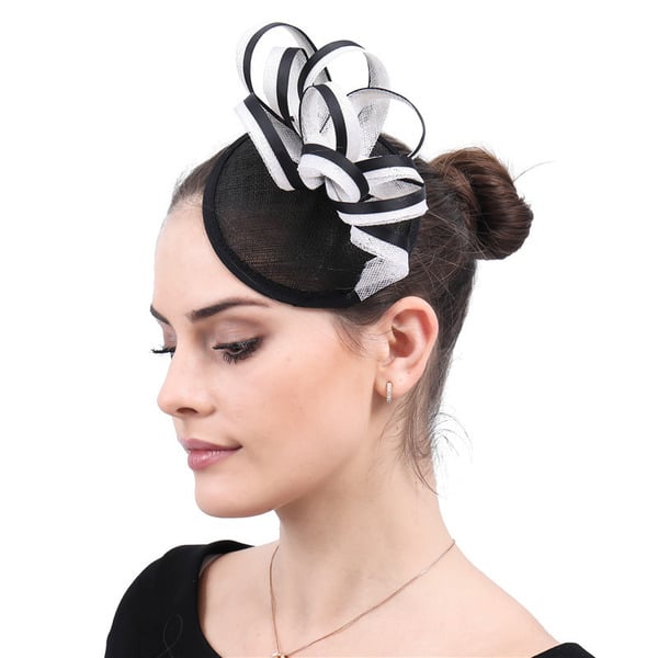 Women's Sinamay Kentucky Derby Pillbox Hats Fascinators With Clip