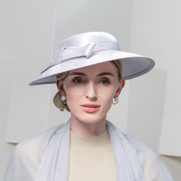 Women's Wide Brim Polyester With Bowknot Kentucky Derby Church Hats