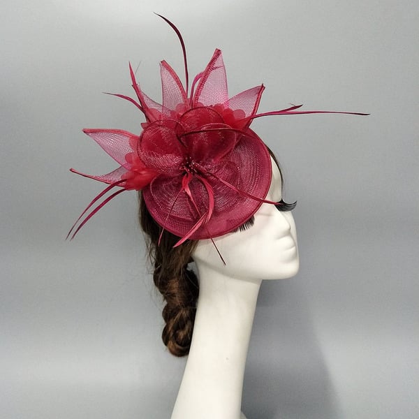 Women's Mesh With Faux Feather Flower Kentucky Derby Fascinators With Clip