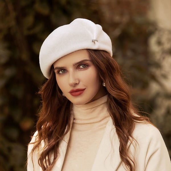 Women's Classic Wool Casual Tea Party Beret Hats