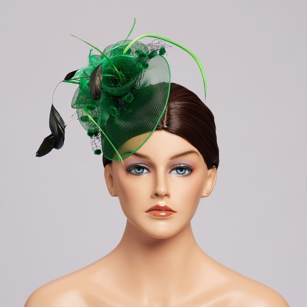 Women's Mesh With Faux Feather Flower Kentucky Derby Fascinators With Clip